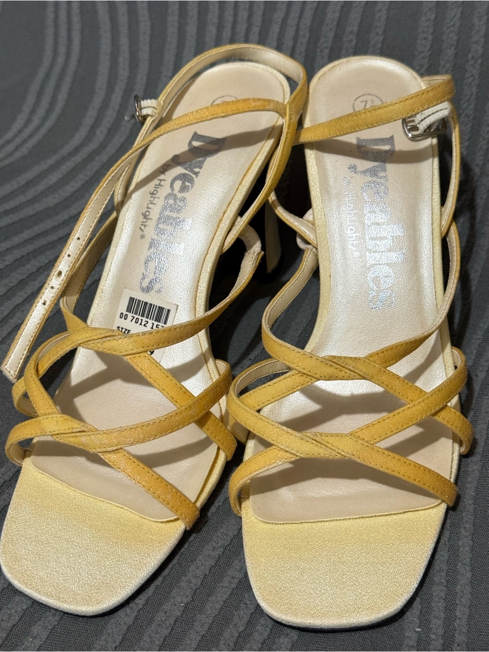 Durables by Highlights Yellow Strappy Women's Sandals